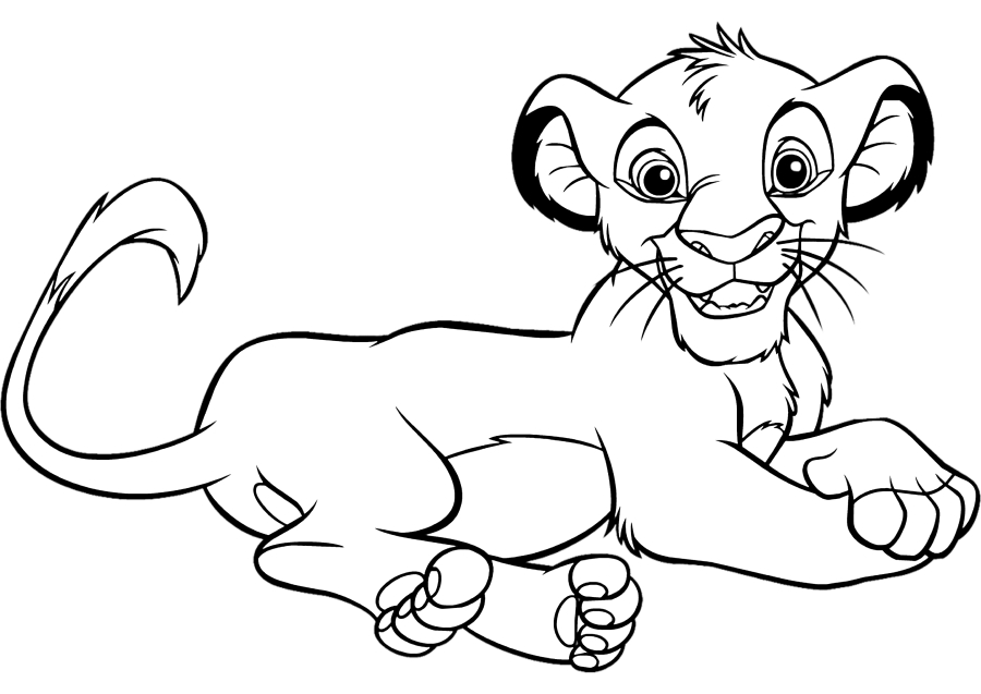 Mufasa e seu filhote de Leão-Simba